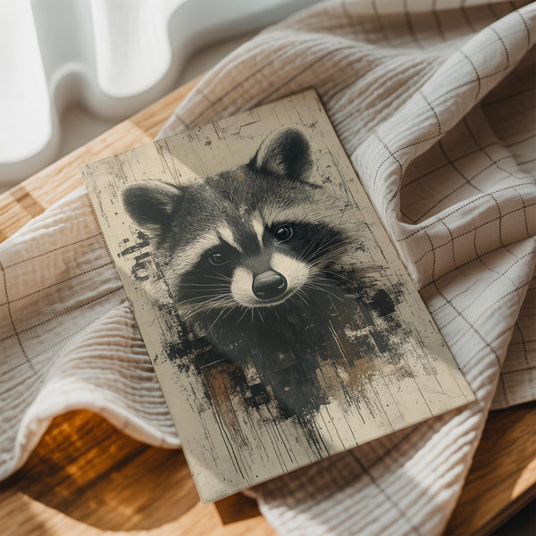 Monochrome Raccoon