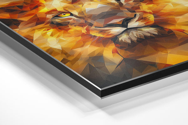 Polygonal Lion Majesty