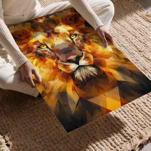 Polygonal Lion Majesty