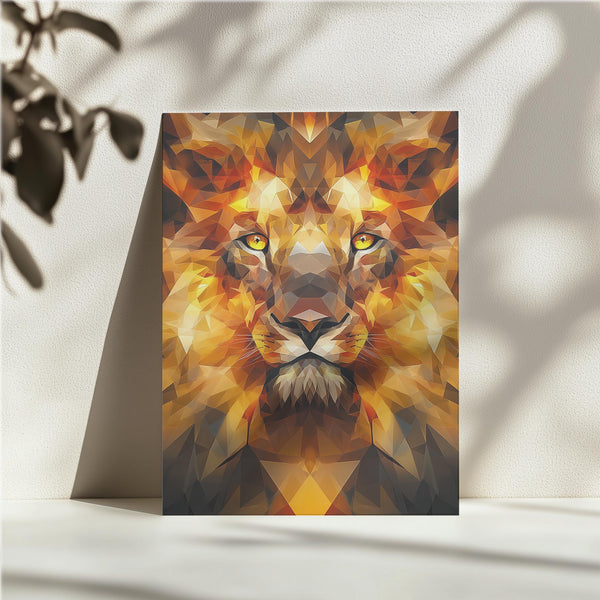 Polygonal Lion Majesty