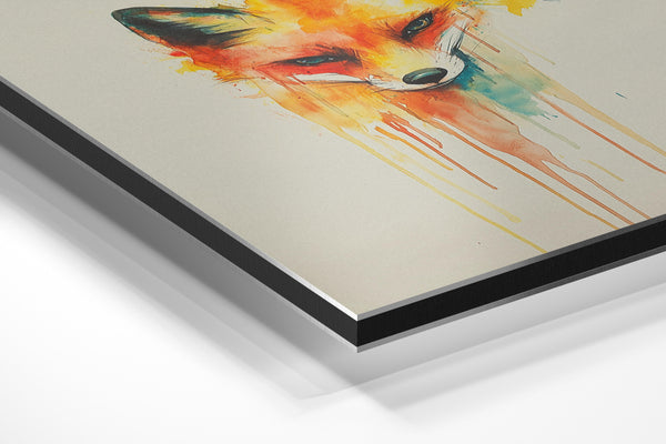 Watercolor Fox Expression