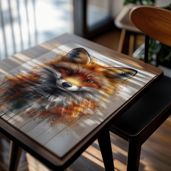 Realistic Fox Splatter