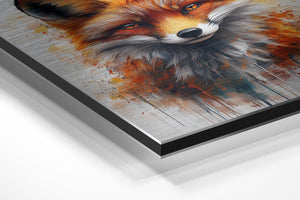 Realistic Fox Splatter