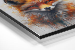 Realistic Fox Splatter