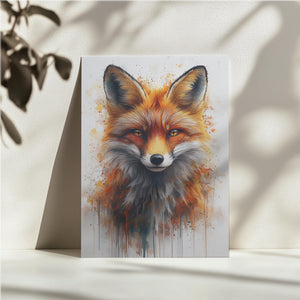 Realistic Fox Splatter