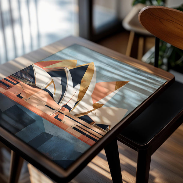 Golden Sails Abstract