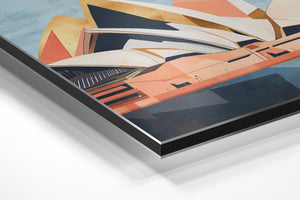 Golden Sails Abstract