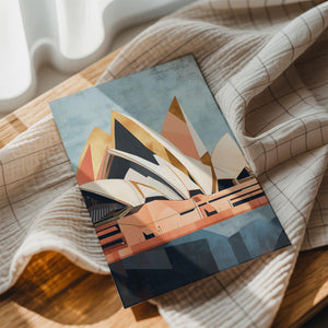 Golden Sails Abstract