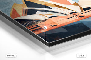 Golden Sails Abstract