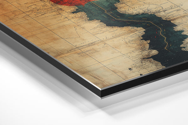 Historical Map Sunburst