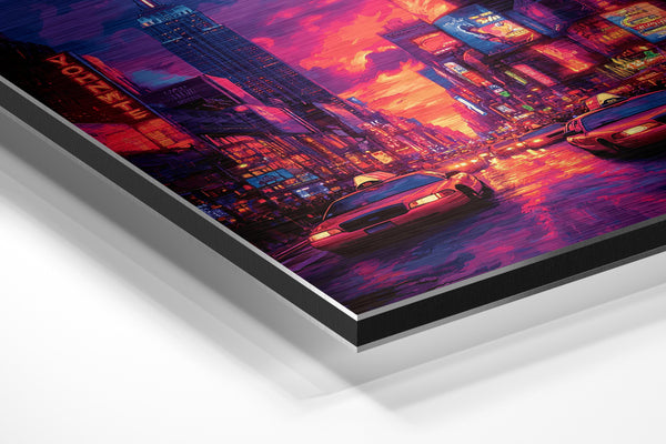 Times Square Sunset Glow