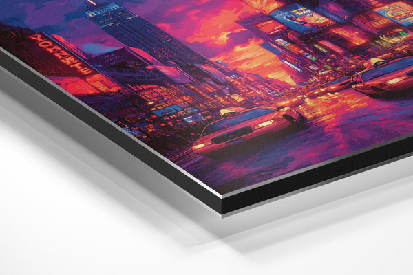 Times Square Sunset Glow