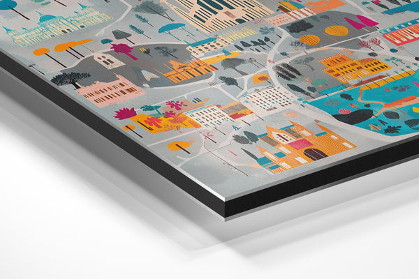 Barcelona Landmarks Map