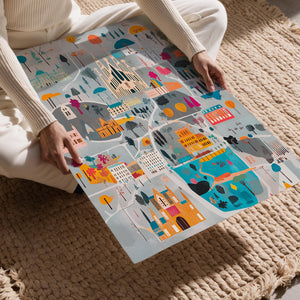 Barcelona Landmarks Map