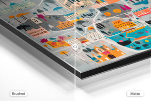 Barcelona Landmarks Map