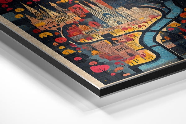 Urban River Landscape