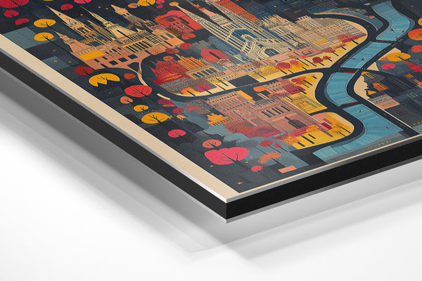 Urban River Landscape