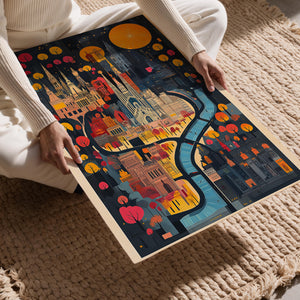 Urban River Landscape