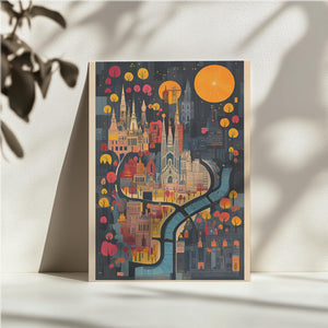 Urban River Landscape