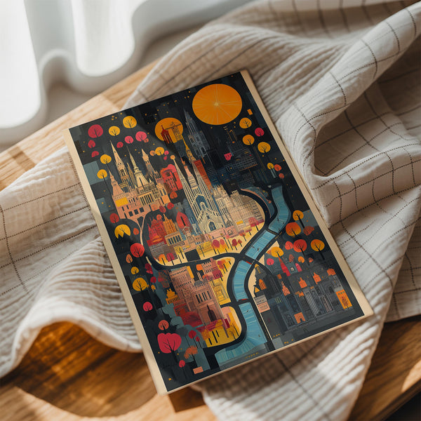 Urban River Landscape