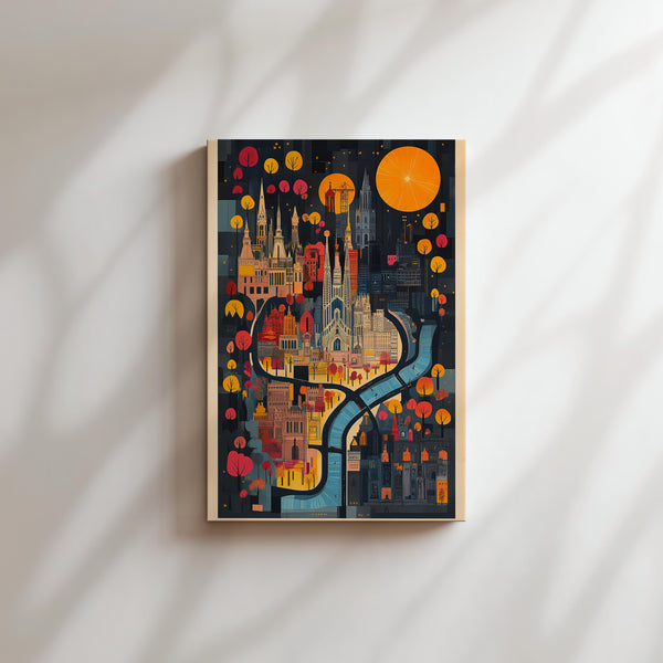 Urban River Landscape