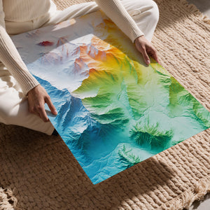 Topographic Map Vibrance