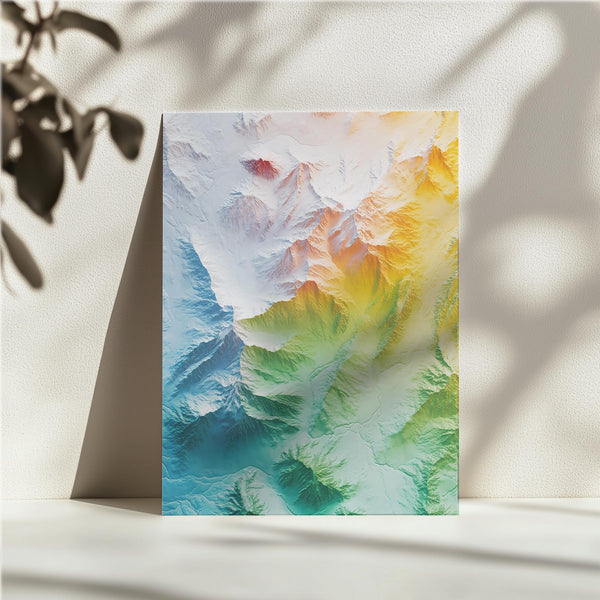 Topographic Map Vibrance