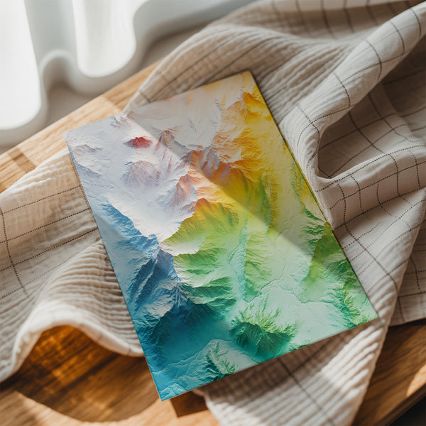 Topographic Map Vibrance