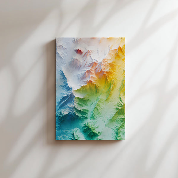 Topographic Map Vibrance