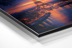 Paris Twilight Reflection