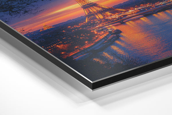 Paris Twilight Reflection