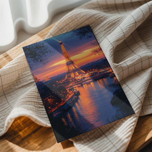 Paris Twilight Reflection