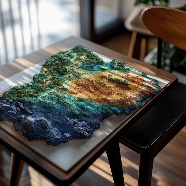 Island Terrain Model