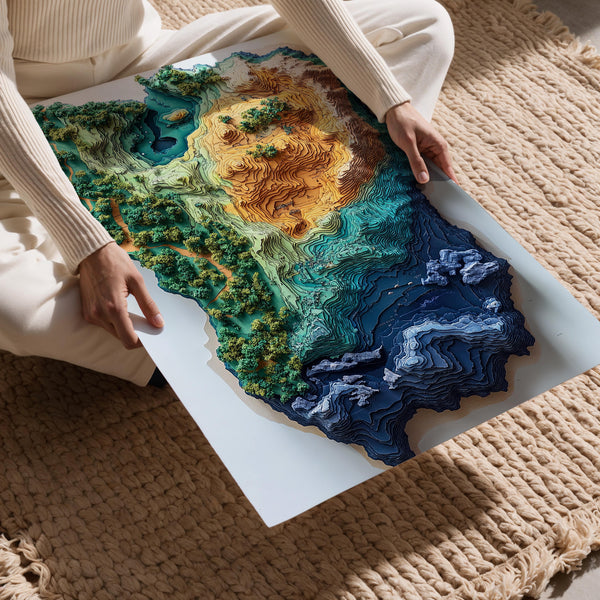 Island Terrain Model