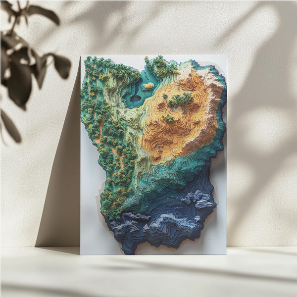 Island Terrain Model