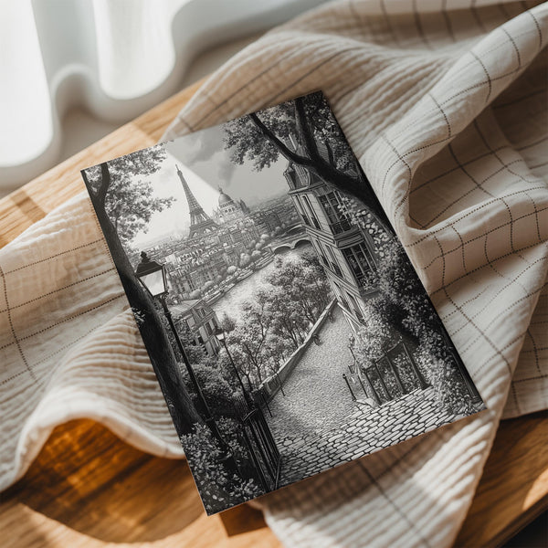 Parisian Charm in Monochrome