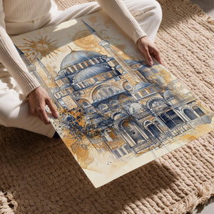 Ottoman Majesty in Watercolor