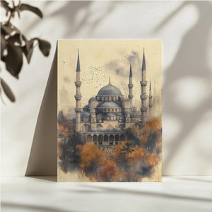 Blue Mosque Autumn