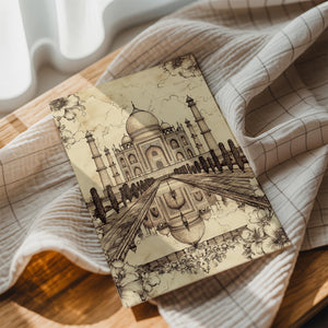 Taj Mahal Ink Sketch