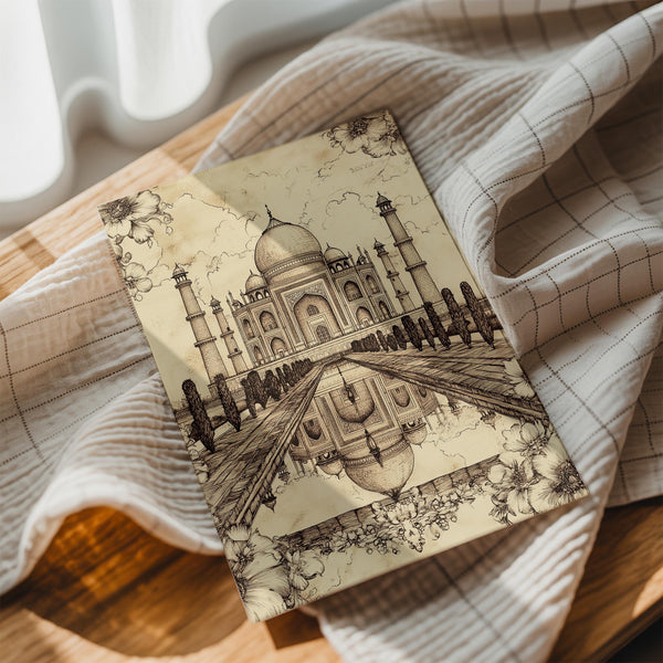 Taj Mahal Ink Sketch