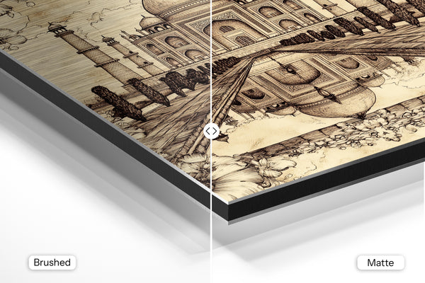 Taj Mahal Ink Sketch