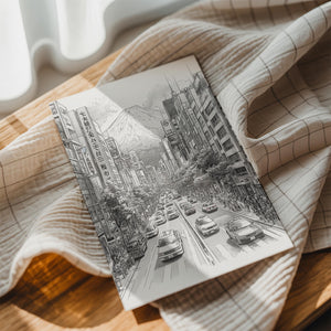 Tokyo Street Mt Fuji