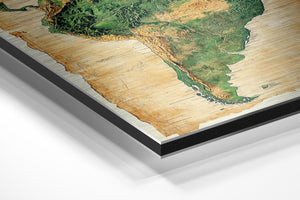 South America Vintage Map