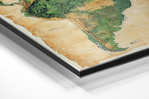 South America Vintage Map