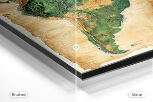 South America Vintage Map