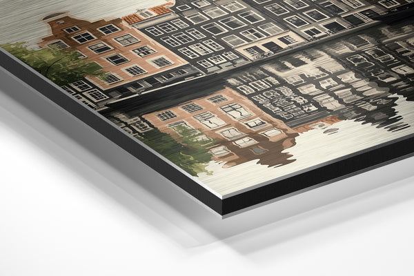 Amsterdam Canal Reflection