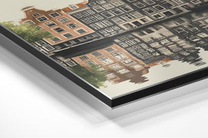 Amsterdam Canal Reflection