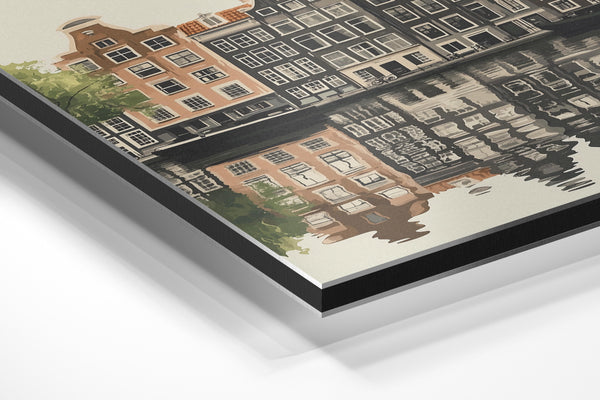 Amsterdam Canal Reflection