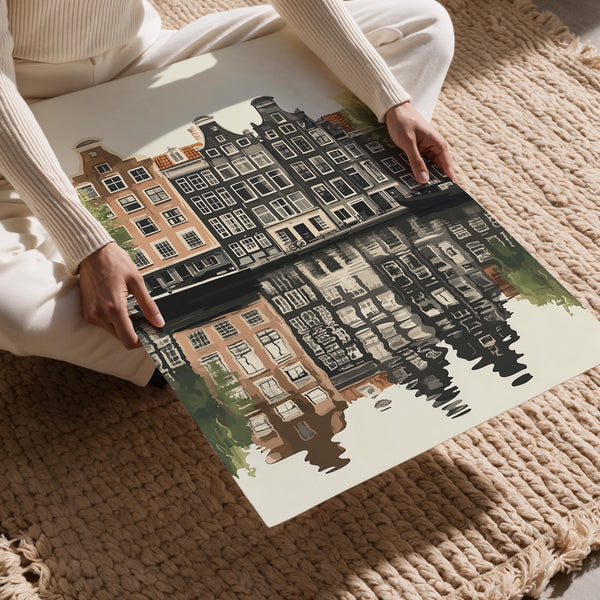 Amsterdam Canal Reflection