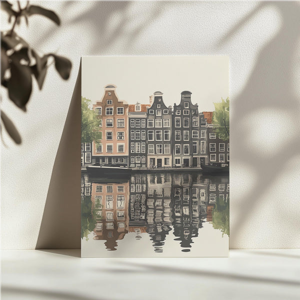 Amsterdam Canal Reflection